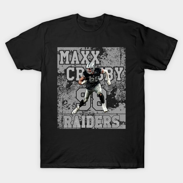 Maxx Crosby || Raiders T-Shirt by Aloenalone